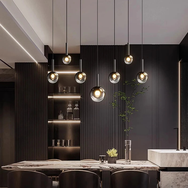 Modern LED Multi-Light Pendant Chandelier