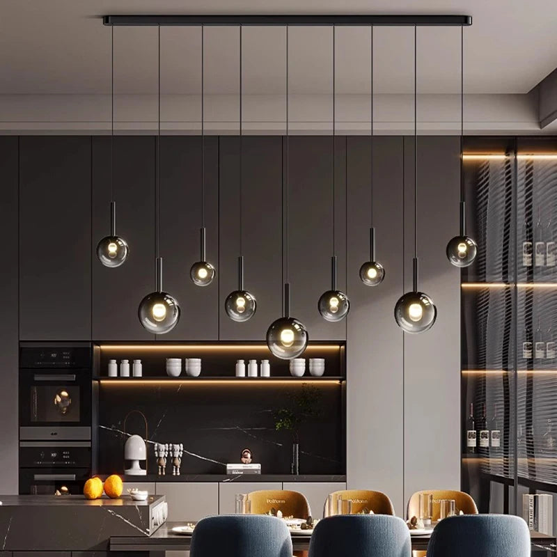 Modern LED Multi-Light Pendant Chandelier
