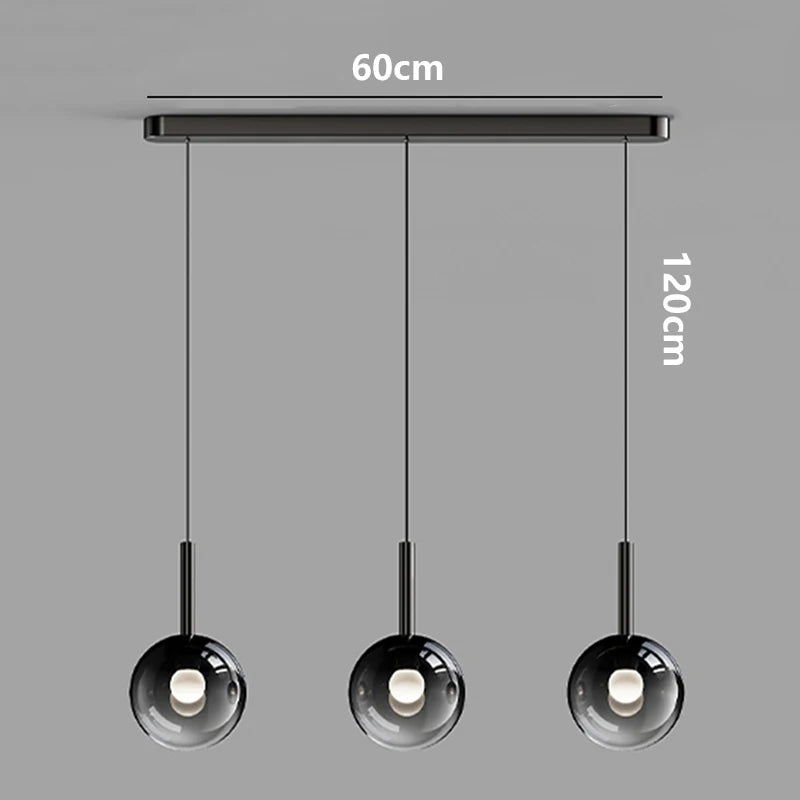 Modern LED Multi-Light Pendant Chandelier