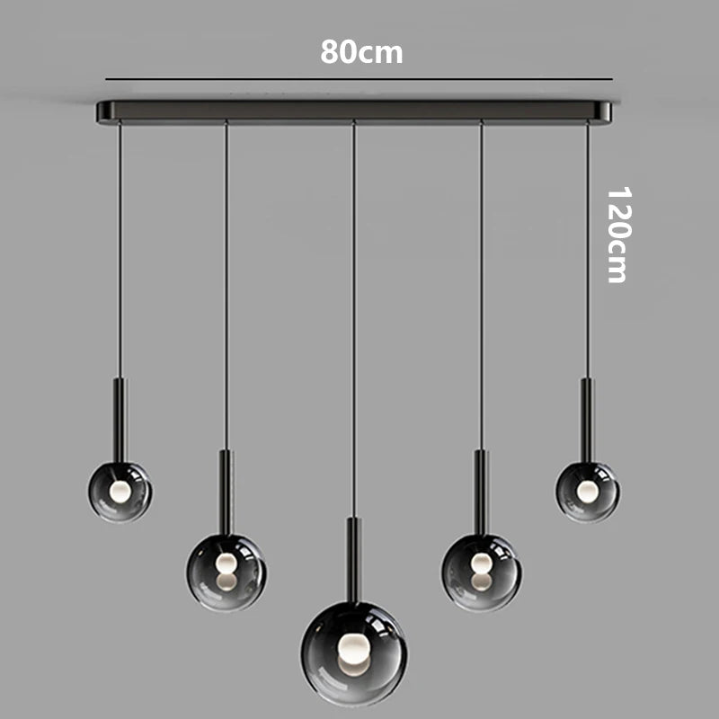 Modern LED Multi-Light Pendant Chandelier