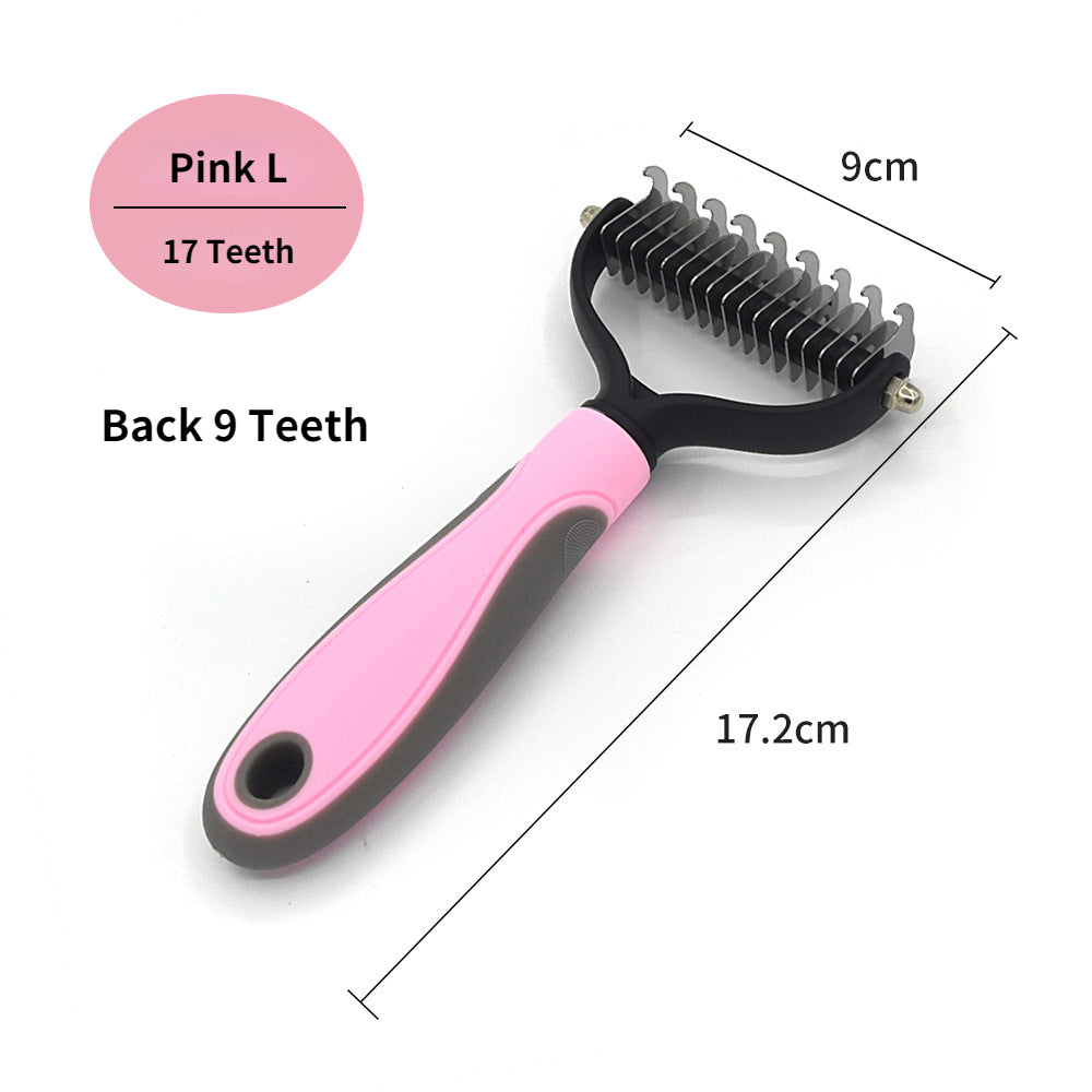 Pet Deshedding & Dematting Brush