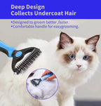 Pet Deshedding & Dematting Brush