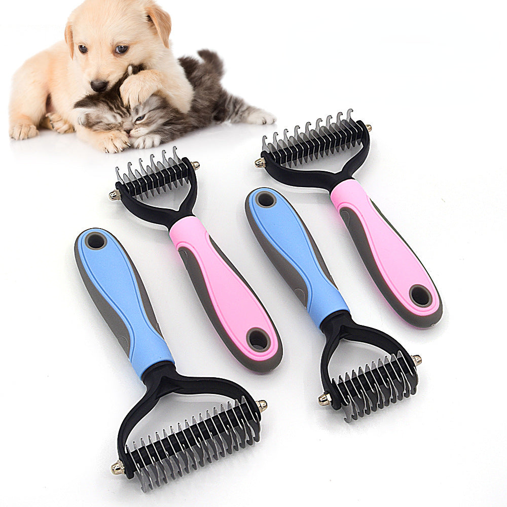 Pet Deshedding & Dematting Brush