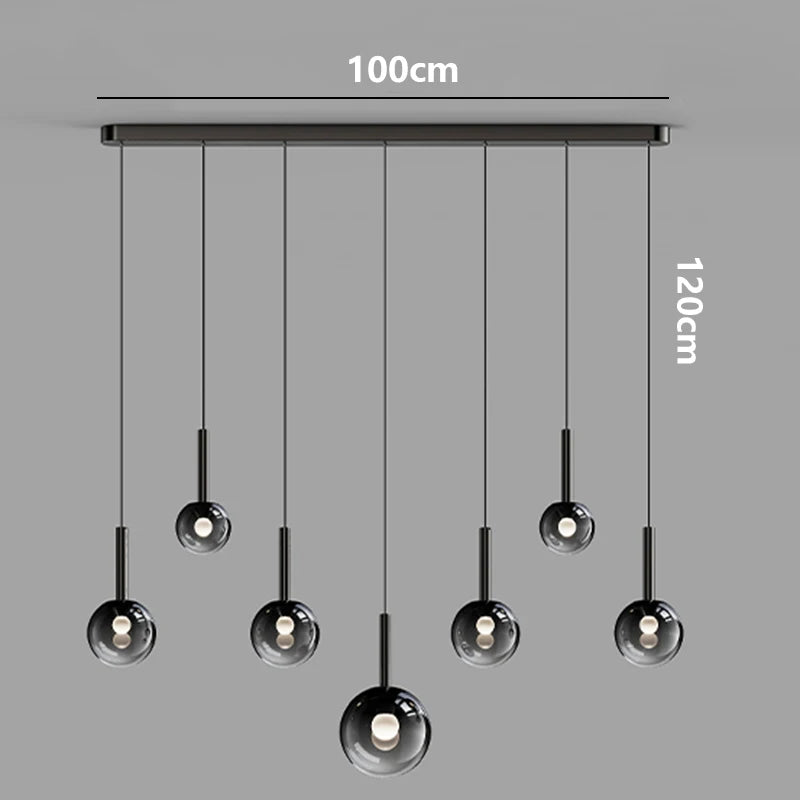 Modern LED Multi-Light Pendant Chandelier