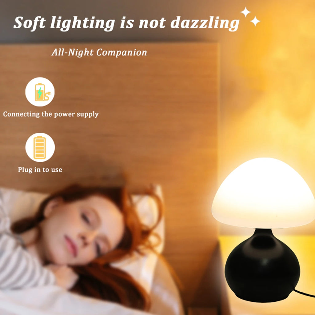 Dimmable Mushroom Table Lamp